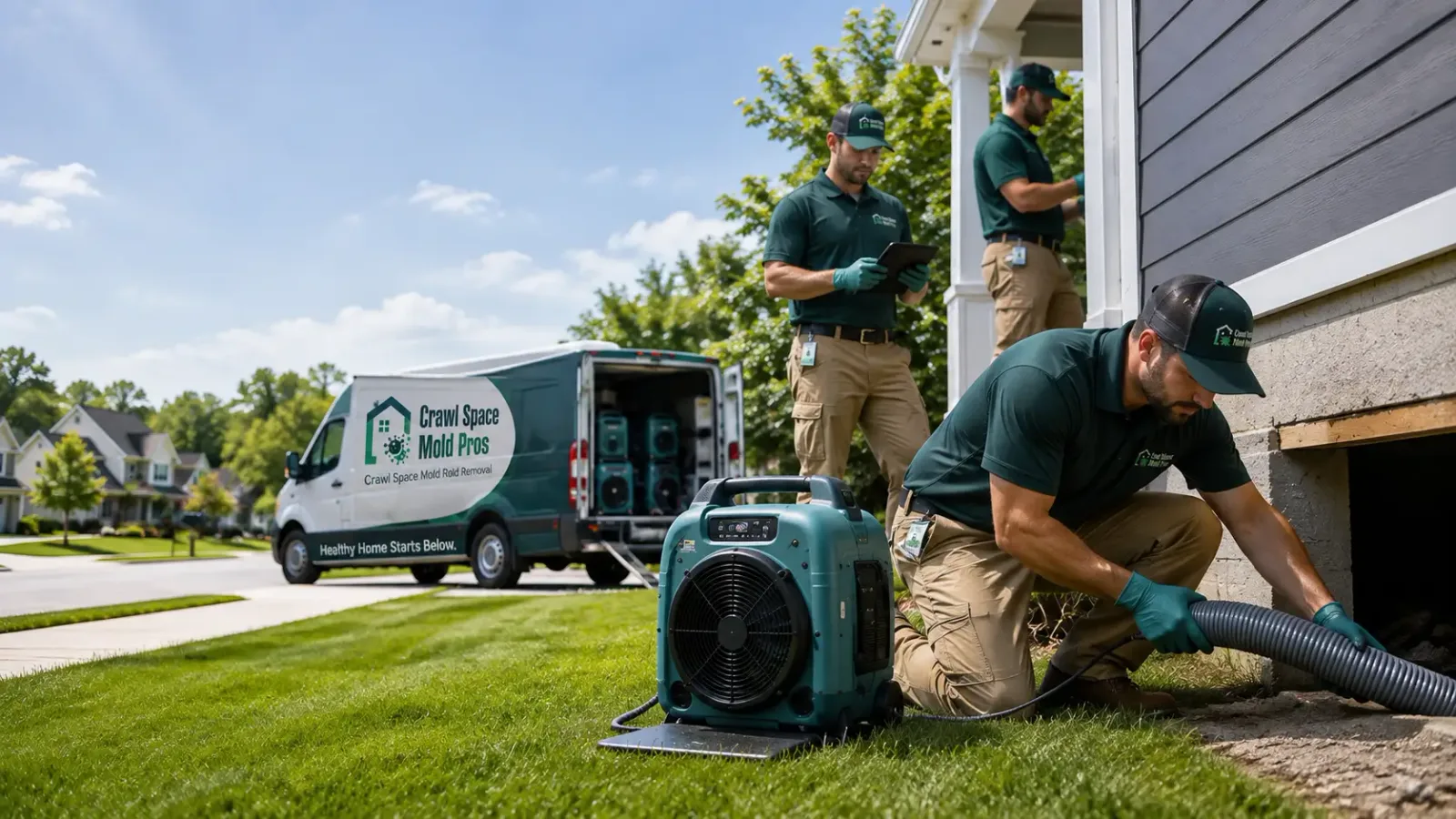 Crawl Space Mold Removal in Arlington, IL